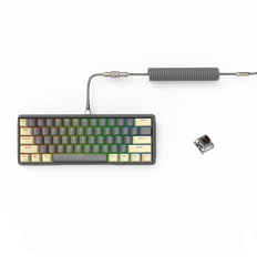 Keyboards Greenzech DIY 61 Key Gaming Mechanical Keyboard