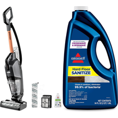 Bissell Wet & Dry Vacuum Cleaners Bissell CrossWave HydroSteam Wet Dry Vacuum 3513 and Hard Floor Sanitize Formula Cleaner Fresh Scent 64 FL OZ