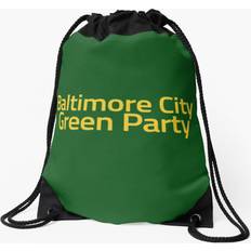 Green Gymsacks Famgem Drawstring Bag Baltimore City Green Party Basic Sport Gym Shoe Backpack