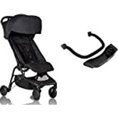 Mountain Buggy Nano V2 Barnvagn Svart Främre Bygel Bricka Inkl Resväska