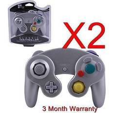 Spelkontroller TTX Tech 2x Controller for Nintendo GameCube GC & Wii Silver