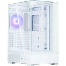 P40 Prism White Pillarless Design ATX Middle Tower PC Case CS9179