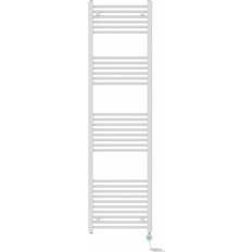 Heated Towel Rails Belfry Heating Kendal Straight Towel Rail Heated Towel Rails 180cm H x 50cm W x 3cm D White
