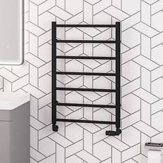 Heated Towel Rails Solaro Tuscan Round Bar 800 x 600mm Heated Towel Radiator