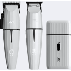 Combined Shavers & Trimmers JRL Ghost Collection White Cordless Clipper Trimmer Shaver Combo Set