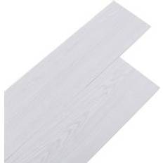 Flooring Living and Home 21 Pcs Light Grey Wood Grain PVC Self-Adhesive Flooring One Size