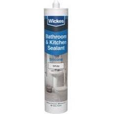 Wickes White Kitchen & Silicone Sealant 300ml 1pcs