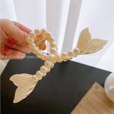 Veishet Pearl Hair Luxurious Accessories Claw Clip