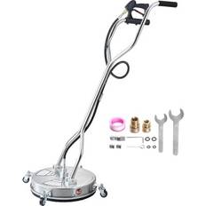 18" Pressure Washer Surface Cleaner 4 Wheels Dual Handle 4000 Max PSI