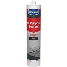 Wickes Black All Purpose Silicone Sealant 300ml 1pcs