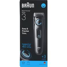 Barttrimmer Braun Series 3 BT3520 Bartschneider Med Präzisionsrad Beard Trimmer Akku Schwarz