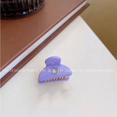 Purple Hair Clips Veishet Acetate Rhinestonestudded Attractive Hair Claw Clip For Womens