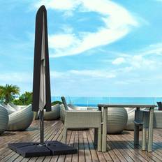 OutSunny Garden Parasol Covers OutSunny Garden Parasol Cover for 2-4m Outdoor Umbrella Protector with Rod
