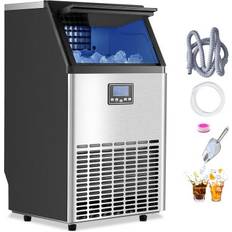 VEVOR Commercial Ice Maker Freestanding Cabinet Machine 100lbs/24H 45 Ice Cubes