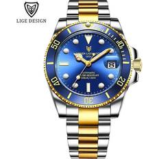 Lige 2021 New Watch Men Automatic Mechanical Tourbillon Clock