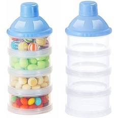 Baby Food Containers & Milk Powder Dispensers Voarge Pack of 2 Milk Powder Dispensers