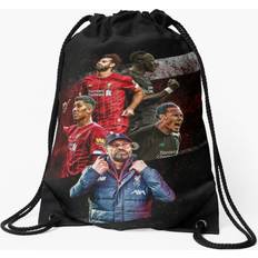 Bags Famgem Drawstring Bag Salah Mane Firmino Mane Klopp Sport Gym Shoe Backpack