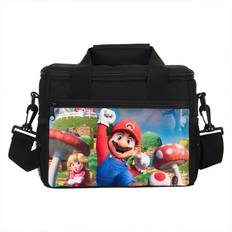 Bags Willbond Super Mario Bros 4PCS School Backpack Set Lunch Box Crossbody Bag Pen Case - #7