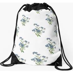 Bags Famgem Drawstring Bag - Blue/Lilas Flowers