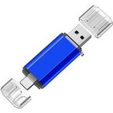 Memory Cards & USB Flash Drives Cyslmuk Cyslmuk USB Type C Flash Drive 128GB