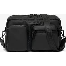 Black Faux Leather Changing Bag 33 cm