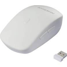 Renkforce RF-WRM-300 Antibacterial Mouse Wireless Optical White 5 Buttons 800 dpi