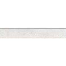 Vit golvsockel Hill Ceramic Dune Golvsockel Klinker Zement Vit Matt 10x60 cm 60x10cm