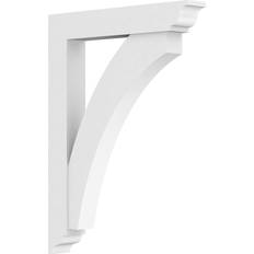 Moulding & Millwork Ekena Millwork 3W x 24D x 32H Standard Traditional Architectural Grade PVC Bracket