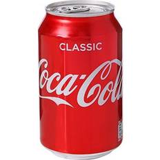 Coca-Cola Drinks Coca-Cola Classic Coke Can 330ml x 24 33cl 24pack