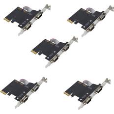 Veneka 5X PCIe to Serial Ports RS232 Interface PCI-E PCI Express Card Adapter