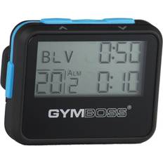 Stop Watches GYMBOSS Interval Timer and Stopwatch Soft Coating Black Blue