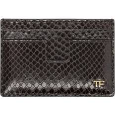 Tom Ford Snake Print Card Holders - Marrone