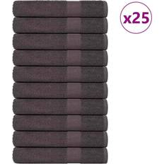 vidaXL Bastuhanddukar 25 st Antracit 80 x 200 cm 360 gsm
