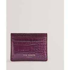 Ted Baker Plånböcker & Nyckelhållare Ted Baker Coly-Imitation Croc Korthållare Dubbelvikt Plånbok - Rödbrun