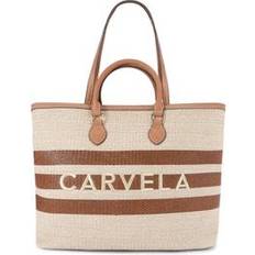 Stripes Totes & Shopping Bags Carvela Sorrento Stripe Shopper Bag - Light Brown