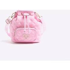 Nylon Bucket Bags River Island Girls Nylon Bucket Bag - Pink