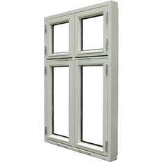 Vindu Uldal 2-Lags 4-Rams Tre Sidehengslet vindu 2-glassvindu 80x120cm