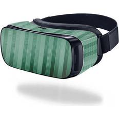 VR - Virtual Reality MightySkins Green Lines Skin Cover Wrap Sticker