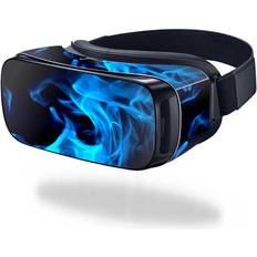 VR - Virtual Reality MightySkins Blue Flames Skin for Samsung Gear VR Original Cover Wrap Sticker