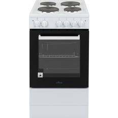 Cookers Willow 62L White Electric 50cm Single Cavity Cooker