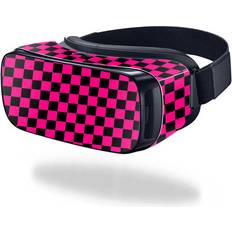VR - Virtual Reality MightySkins Pink Check Skin for Samsung Gear VR Original Cover Wrap Sticker