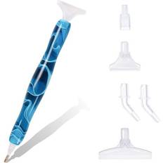Purple Diamond Paintings Zeuxo Ergonomic Diamond Art Drill Pen with Accessories