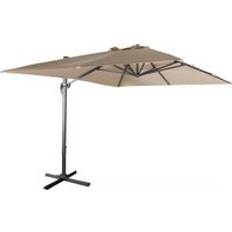 Sweeek 3x4m Rectangular Cantilever Parasol 380x259x286 cm Beige