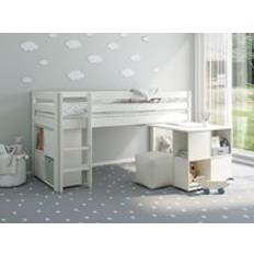 Noomi Midi Single Continental White Mid Sleeper Craft Cabin Set