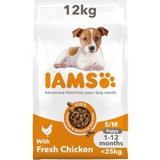 IAMS Dogs Pets IAMS Complete Dry Dog Food for Puppy Small and Medium Breeds 12 kg 12kg