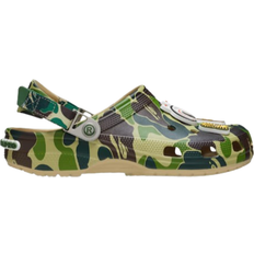 Green - Men Clogs Crocs Bape X Classic Clog - Chai