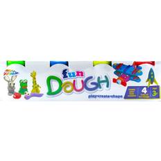 Grafix Fun Dough Kit 4 Tubs 150g