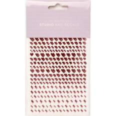 The Gel Bottle GelBottle Inc Red Heart Twinkle Studio Nail Decal Stickers