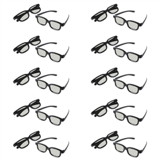 3D Glasses Spactz 3D Glasses for Cinema TV's 20 Pairs