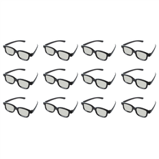 3D Glasses Spactz 3D Glasses for Cinema TV's 12 Pairs